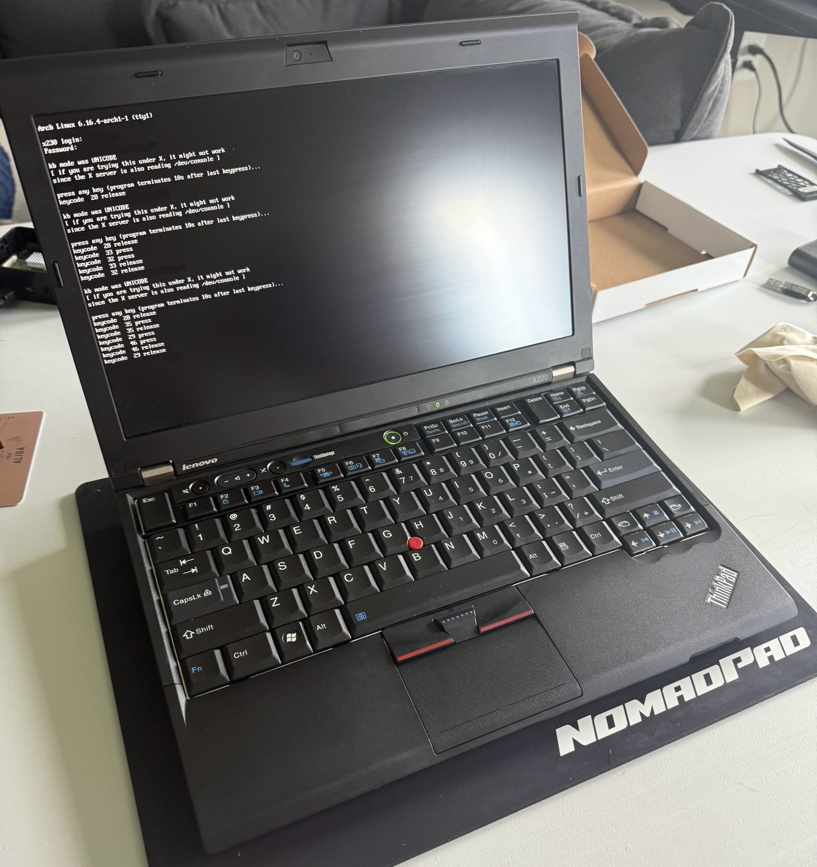 X220 Keyboard Mod